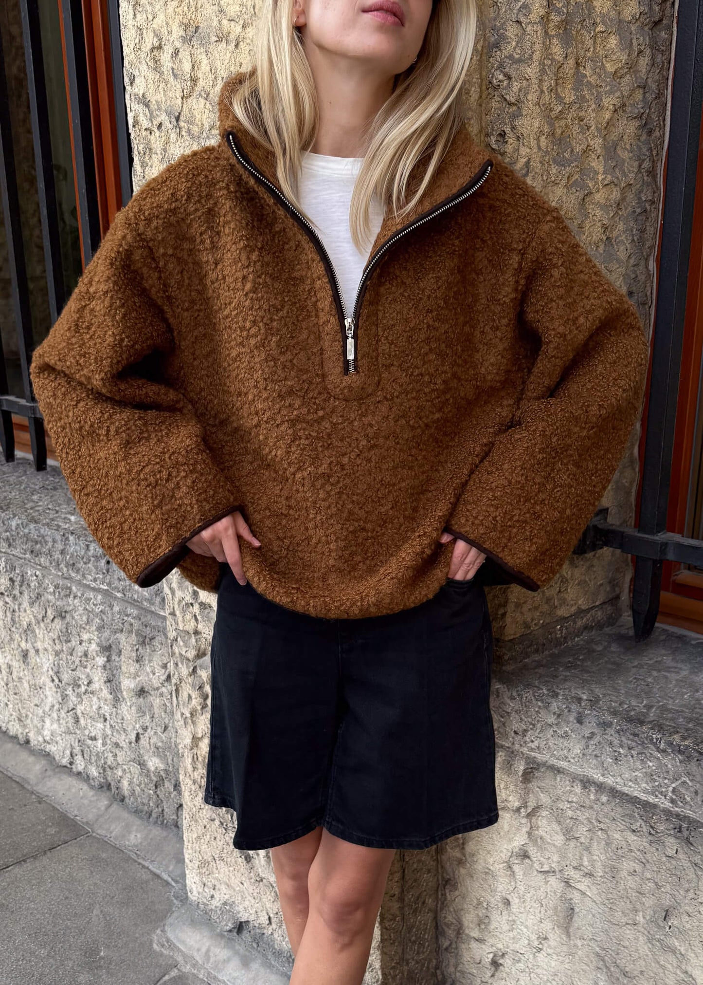 JUMPER Teddy BROWN