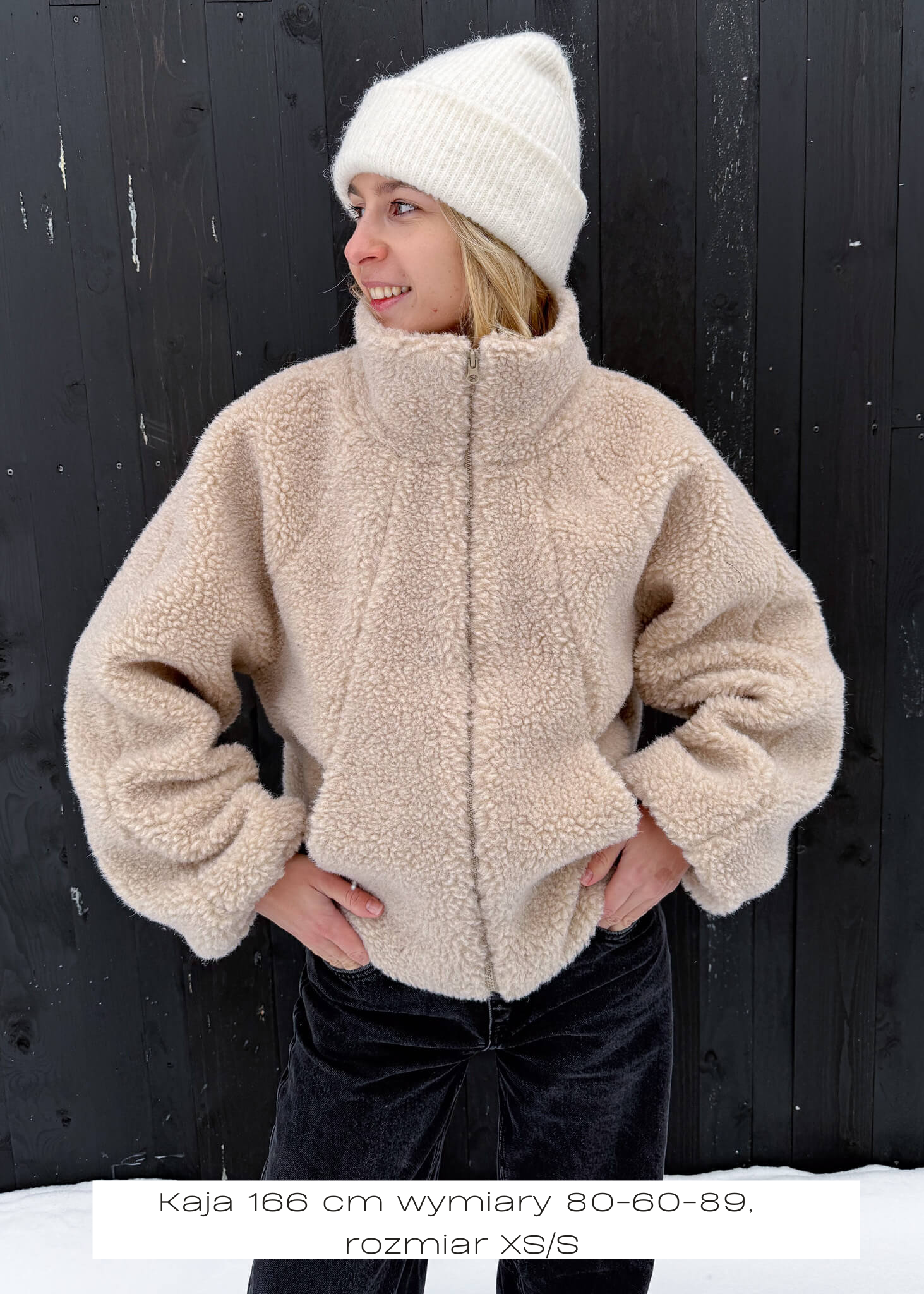 Polar Lana Aside na modelce.