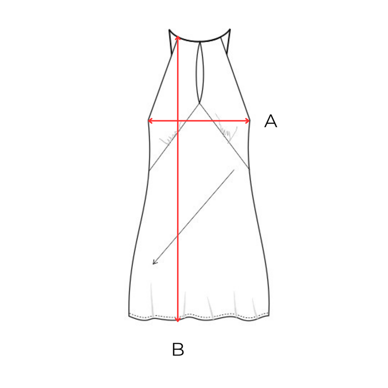 Garment measurements (cm)