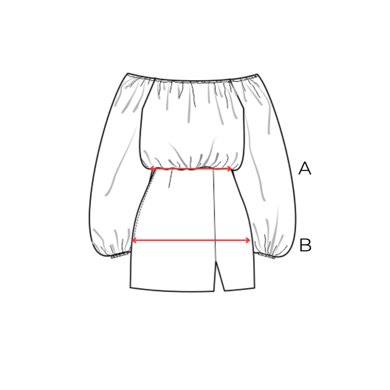 Garment measurements (cm)