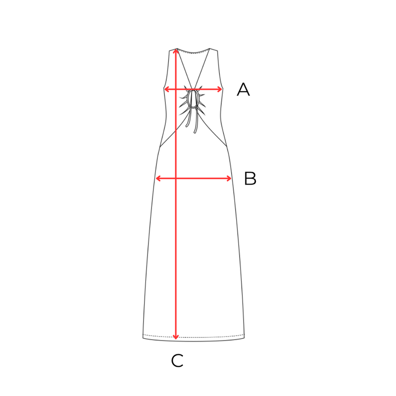 Garment measurements (cm)