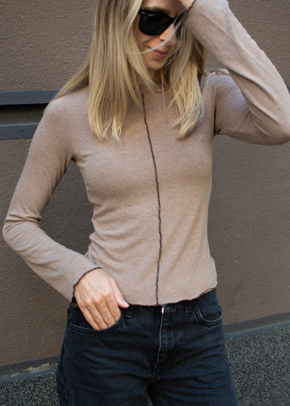 LONGSLEEVE VAL BEŻOWY