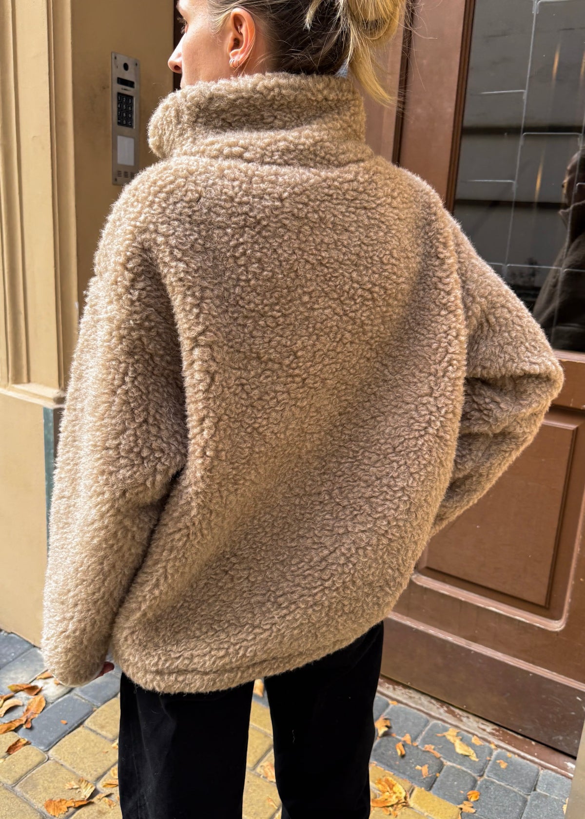 JUMPER Teddy LONG MERINO BEIGE