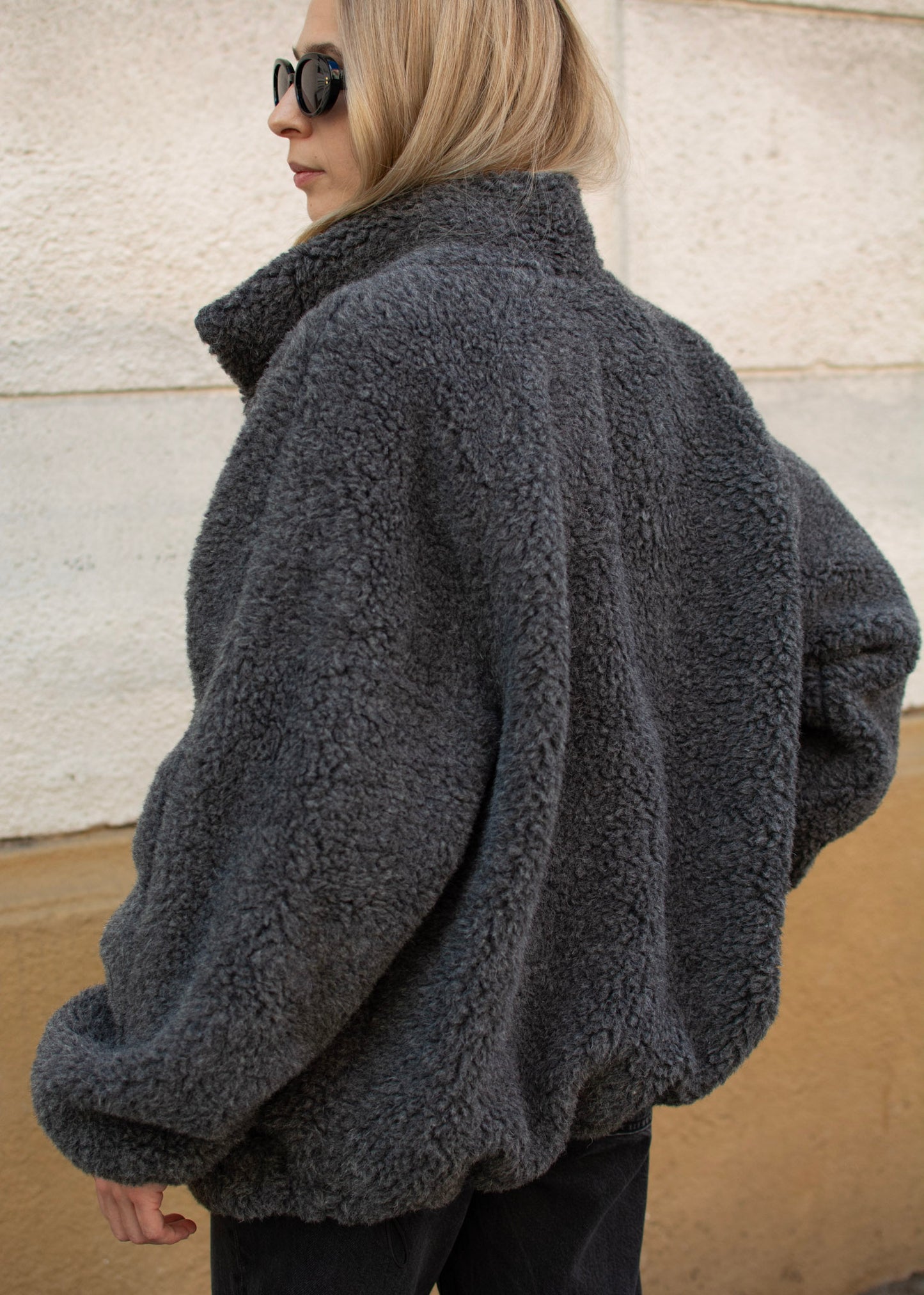 JACKET Lana LONG GRAY