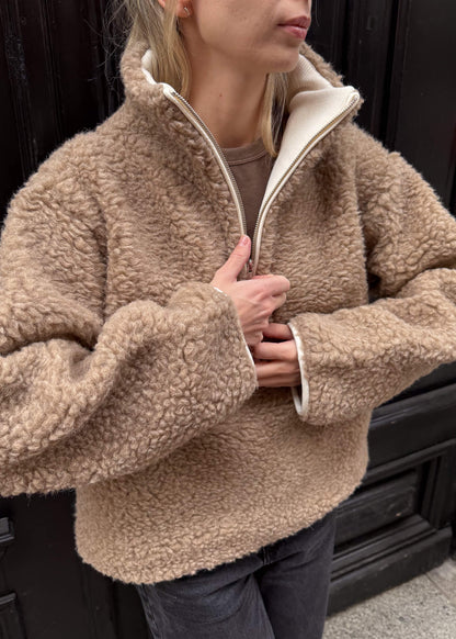 BLUZA Teddy Merino BEŻ