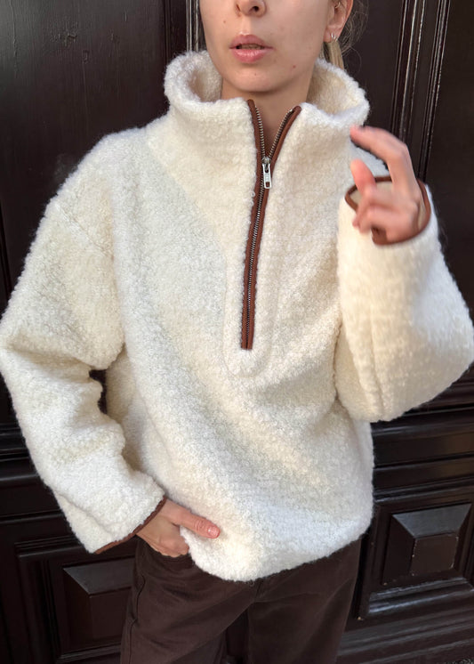 BLUZA Teddy ECRY