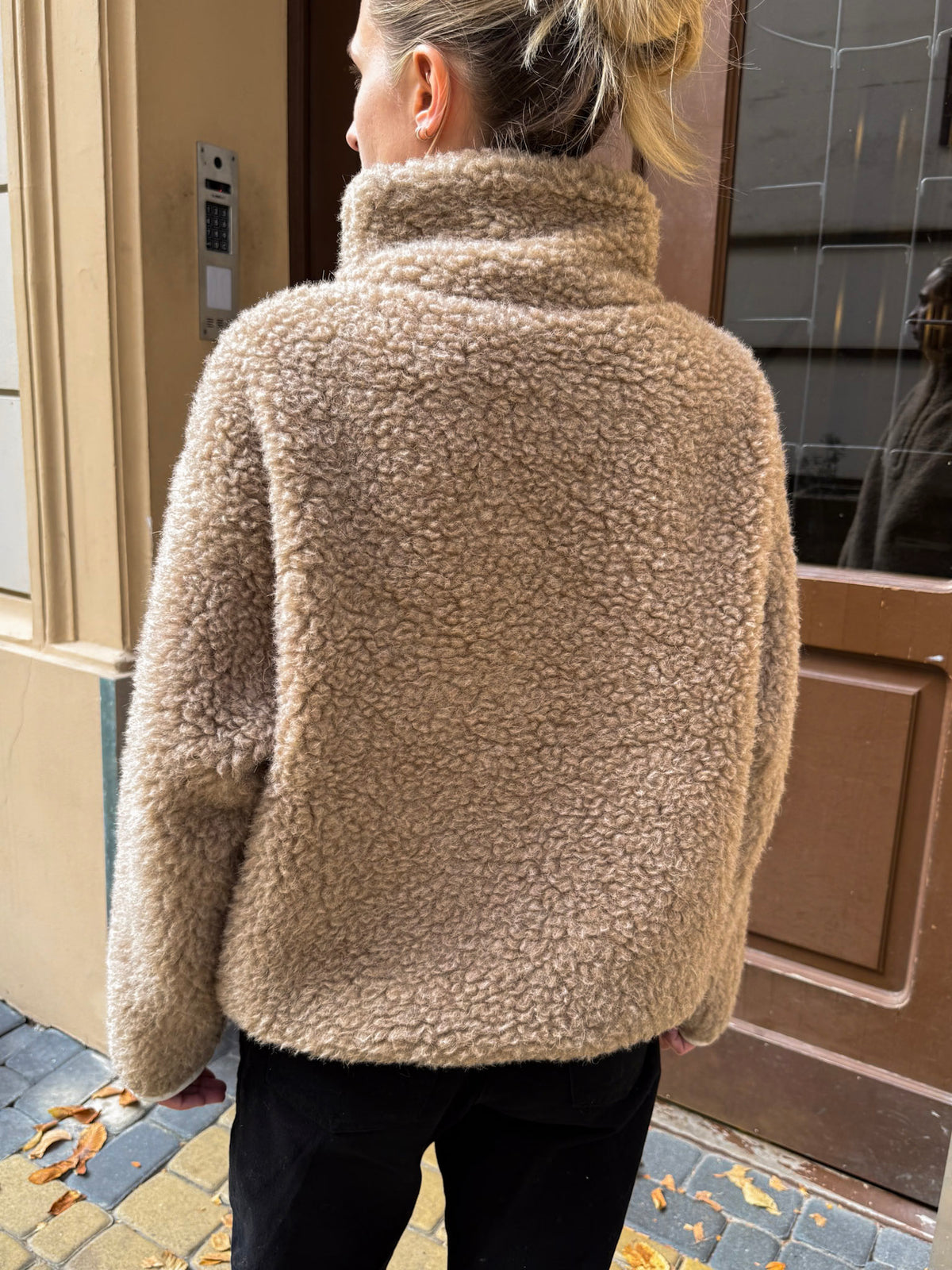 JUMPER Teddy LONG MERINO BEIGE