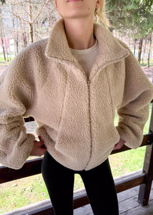 WEŁNIANA KURTKA Lana